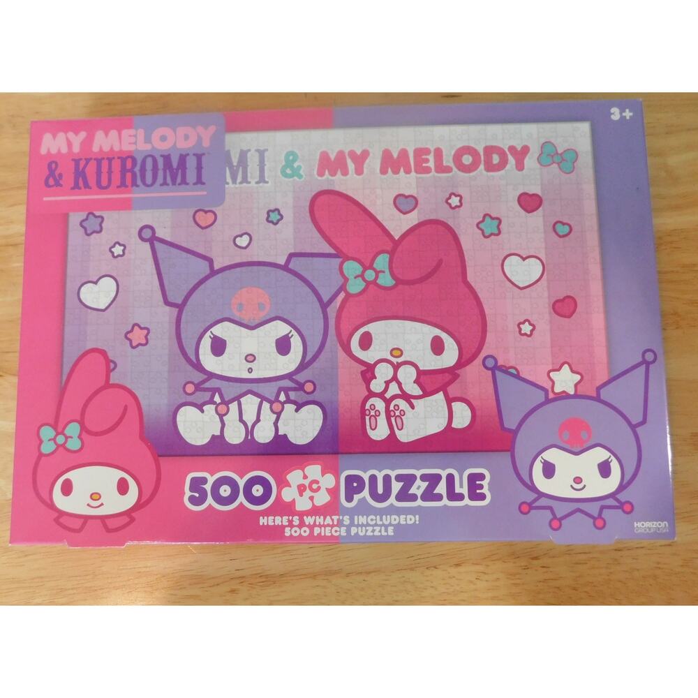 Hello Kitty -My Melody & Kuromi 500 Piece Puzzle New Sanrio